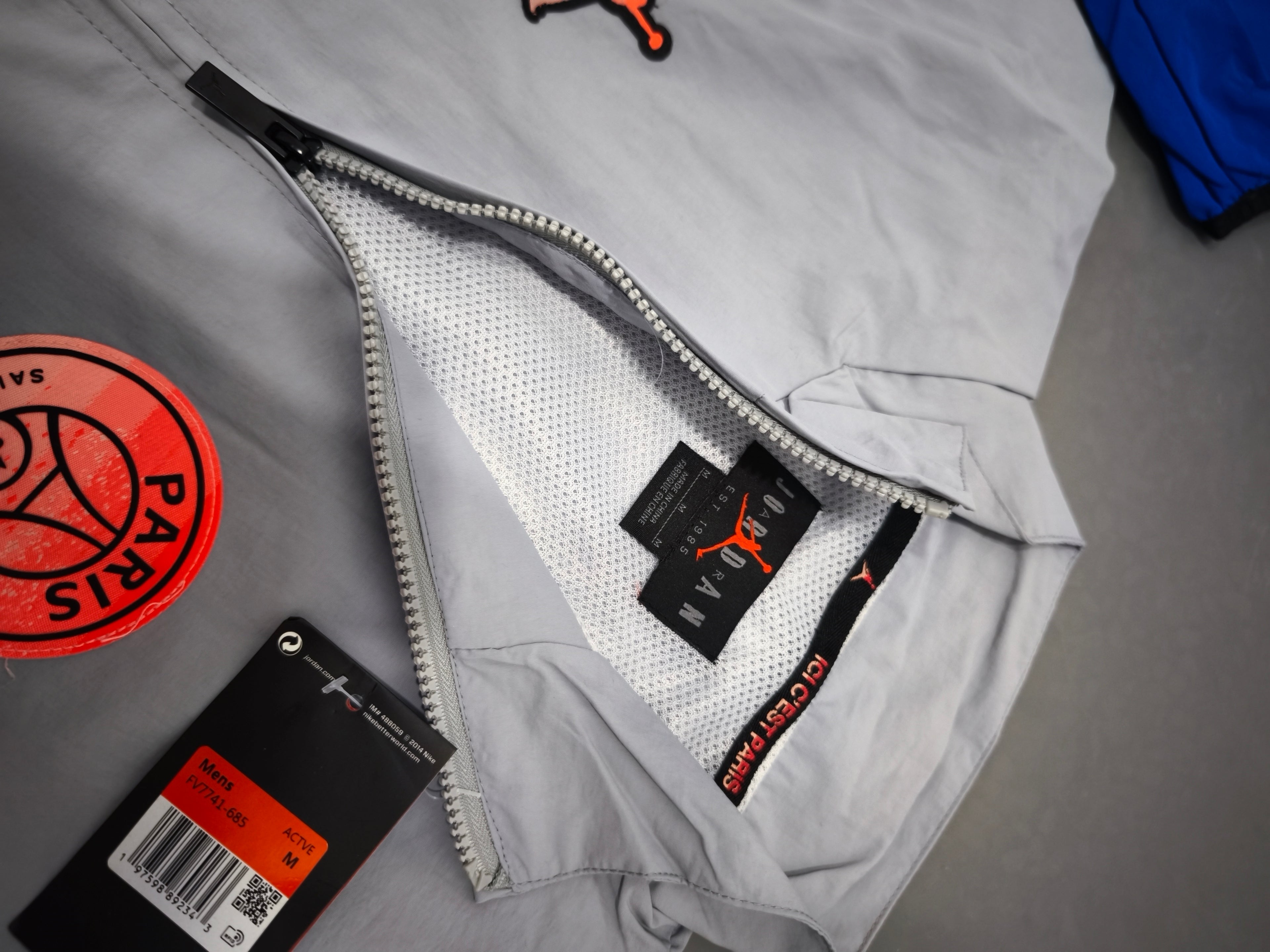 Jordan x PSG Windbreaker Jacket Blue/White – Brand New with Tags